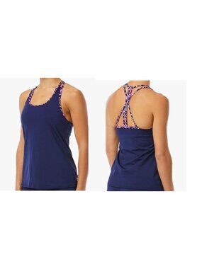 TYR Women's Carnivale Sierra Tank(TSICA7A), Navy/Multi, Size S(4/6)